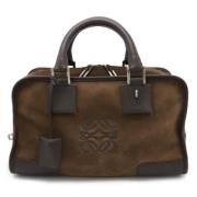 Loewe Pre-owned Pre-owned Tyg handvskor Brown, Dam