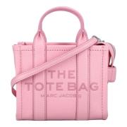 Marc Jacobs Mini Läder Crossbody Tote Väska Pink, Dam