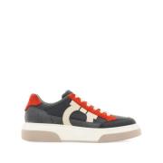 Salvatore Ferragamo Låg Gancini Sneaker Multicolor, Herr