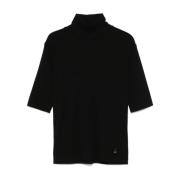 Herno Stickad T-shirt Black, Dam