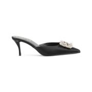 Roger Vivier Blomma Strass Mul Elegant Sko Black, Dam