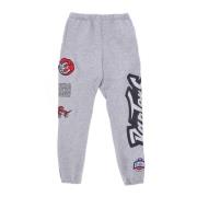 Mitchell & Ness NBA Team Origins Fleece Byxor Gray, Herr