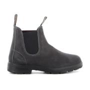 Blundstone Klassiska Läder Chelsea Boots Gray, Herr