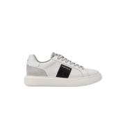 Ambitious Casual Lädersneaker med Kontrastdetaljer White, Herr