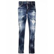 Dsquared2 Stiliga Jeans för Män Blue, Herr