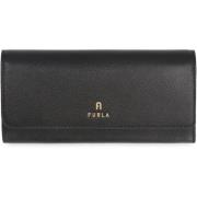 Furla Camelia läderplånbok med flera fack Black, Dam