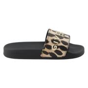 Givenchy Leopardmönstrade Sandaler Stiliga Bekväma Kvinnor Black, Dam