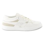 Givenchy Vita och Beige Läder Sneakers White, Herr