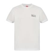 Kenzo T-shirt med broderad logotyp White, Herr