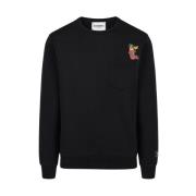 Iceberg Sweatshirt med Yogi-tryck Black, Herr