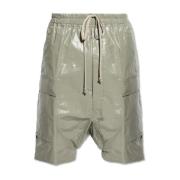 Rick Owens Bermuda Shorts Cargo Pods Green, Herr