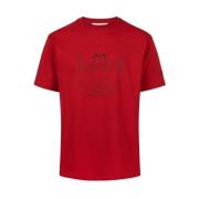 Iceberg T-shirt med Vitruvianskt Garfield-tryck Red, Herr