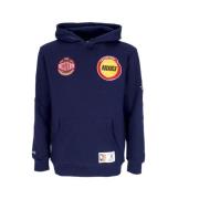 Mitchell & Ness Houston Rockets Fleece Hoodie Navy Blue, Herr