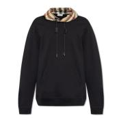 Burberry Hoodie Black, Herr