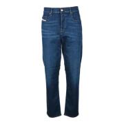 Diesel Jeans i Bomullsblandning med Elastan Blue, Herr