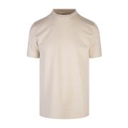 Hugo Boss Vit T-shirt Thompson 207 i bomull Beige, Herr