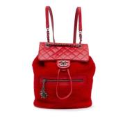 Chanel Vintage Pre-owned Paels ryggsckar Red, Dam