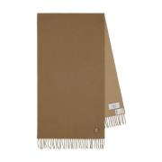 Maison Kitsuné Ull Räv Halsduk Beige, Unisex