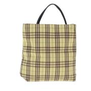 Burberry Vintage Pre-owned Canvas handvskor Yellow, Dam