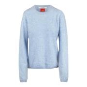 Absolut Cashmere Stiligt Stickad Topp Blue, Dam