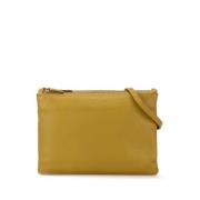 Celine Vintage Pre-owned Laeder axelremsvskor Yellow, Dam