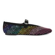 Kurt Geiger Regnbåge Kristall Balettskor Multicolor, Dam