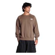 The North Face Raglan Box Hoodie Brown, Herr