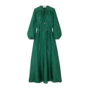 Zimmermann Silke Billow Maxi Klänning Green, Dam