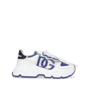 Dolce & Gabbana Daymaster Calf Nylon Blanco Azul White, Dam