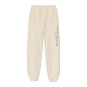 Sporty & Rich Sweatpants från The Mountain kollektionen Beige, Unisex