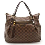 Louis Vuitton Vintage Pre-owned Canvas axelremsvskor Brown, Dam