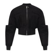 Rick Owens Bomberjacka med balkar Black, Dam