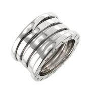 Bvlgari Vintage Pre-owned Silver ringar Gray, Dam