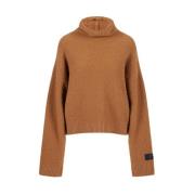 Iceberg Polo i bouclé ull Beige, Dam