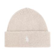 Sporty & Rich Ull Beanie Beige, Unisex