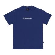 Propaganda Herr Tee Specter Skjorta Bomull Logo Blue, Herr