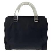 Prada Vintage Pre-owned Canvas totevskor Black, Dam