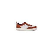 Calvin Klein Jeans Casual Läder Sneaker Kollektion för Män Brown, Herr