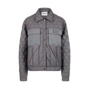 Iceberg Jacka med normal passform i quiltad nylon Gray, Dam