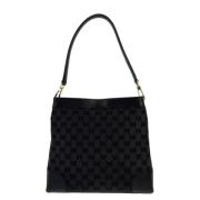 Gucci Vintage Pre-owned Canvas totevskor Black, Dam