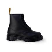 Dr. Martens Polyester boot med 3,5 cm klack Black, Dam