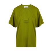 Iceberg T-shirt med Iceberg monogram Green, Dam