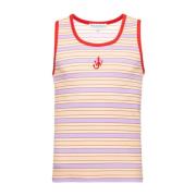 JW Anderson Rosa Randig Tanktop Multicolor, Herr