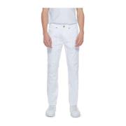 Jeckerson Slim Fit Bomullsbyxor Kollektion White, Herr