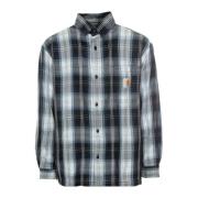 Carhartt Wip Rutig Kentkrage Skjorta Loose Fit Multicolor, Herr