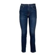 Dondup Slim Fit Denim Jeans Blue, Dam