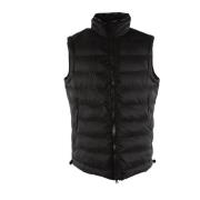 Peuterey Svart Nylon Bodywarmer Jacka Black, Herr