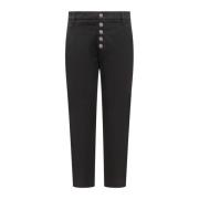 Dondup Slim-fit Trousers Black, Dam