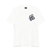 Paul Smith Blommigt Vitt T-shirt White, Herr