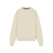 Iuter Spets Crewneck Sweater Beige, Herr